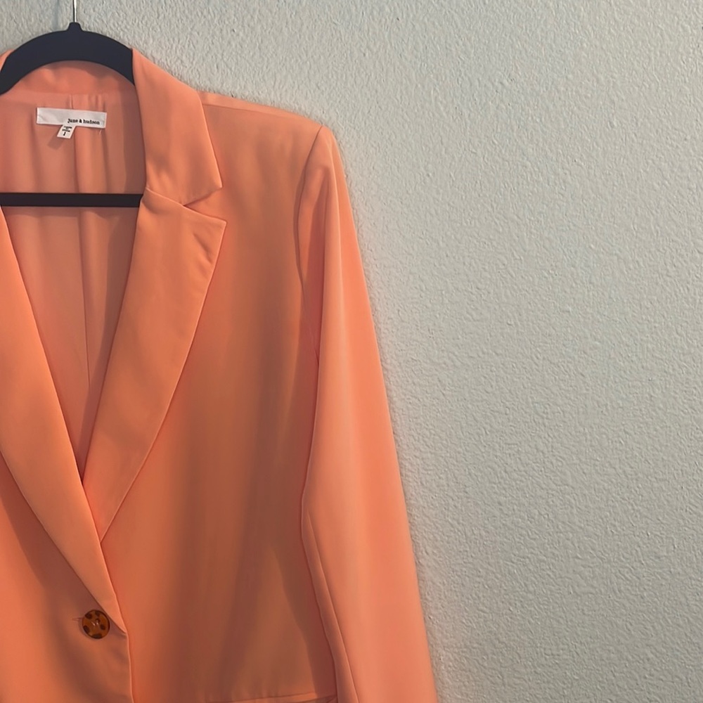 Orange blazer